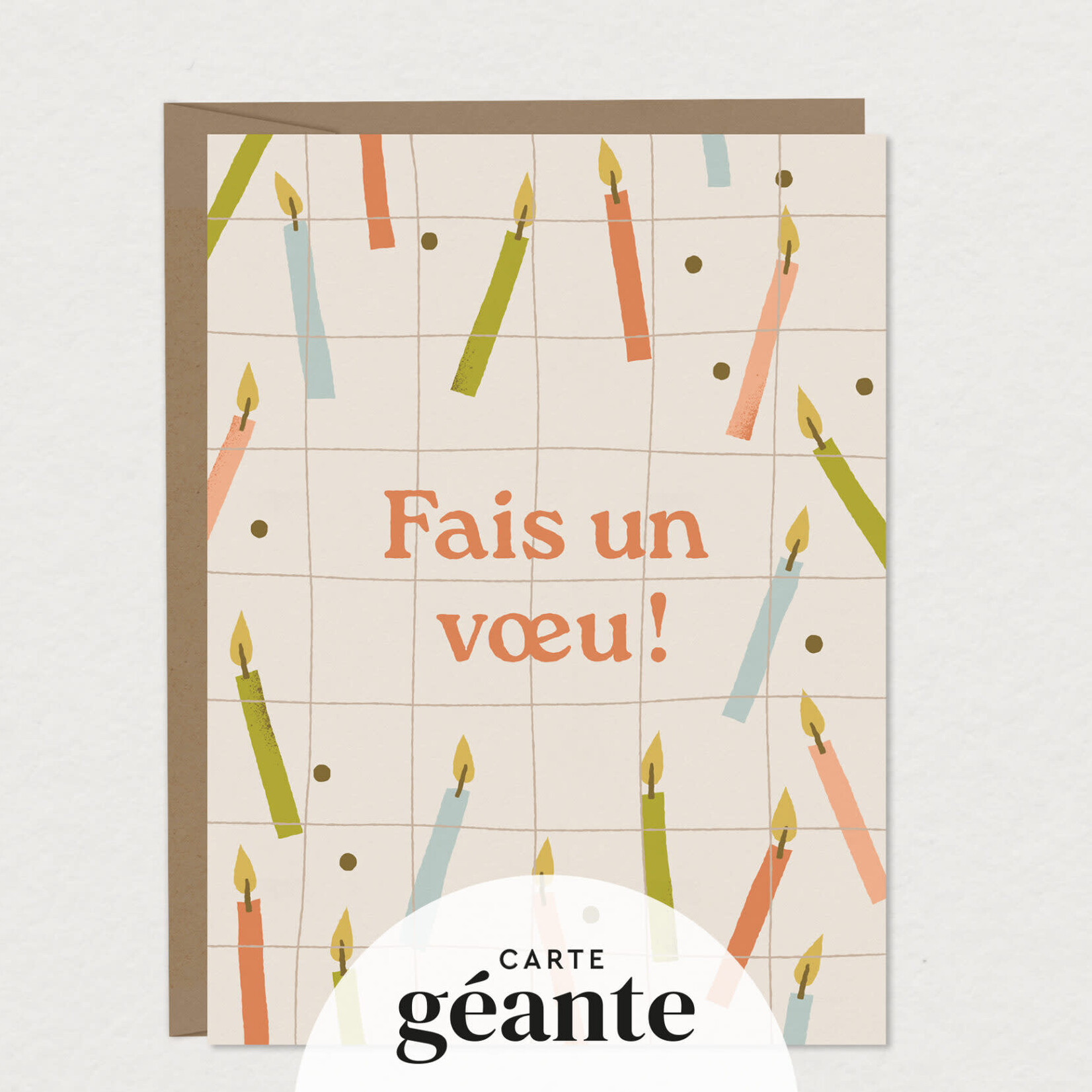 Maxi carte de souhaits - Fais un Voeu