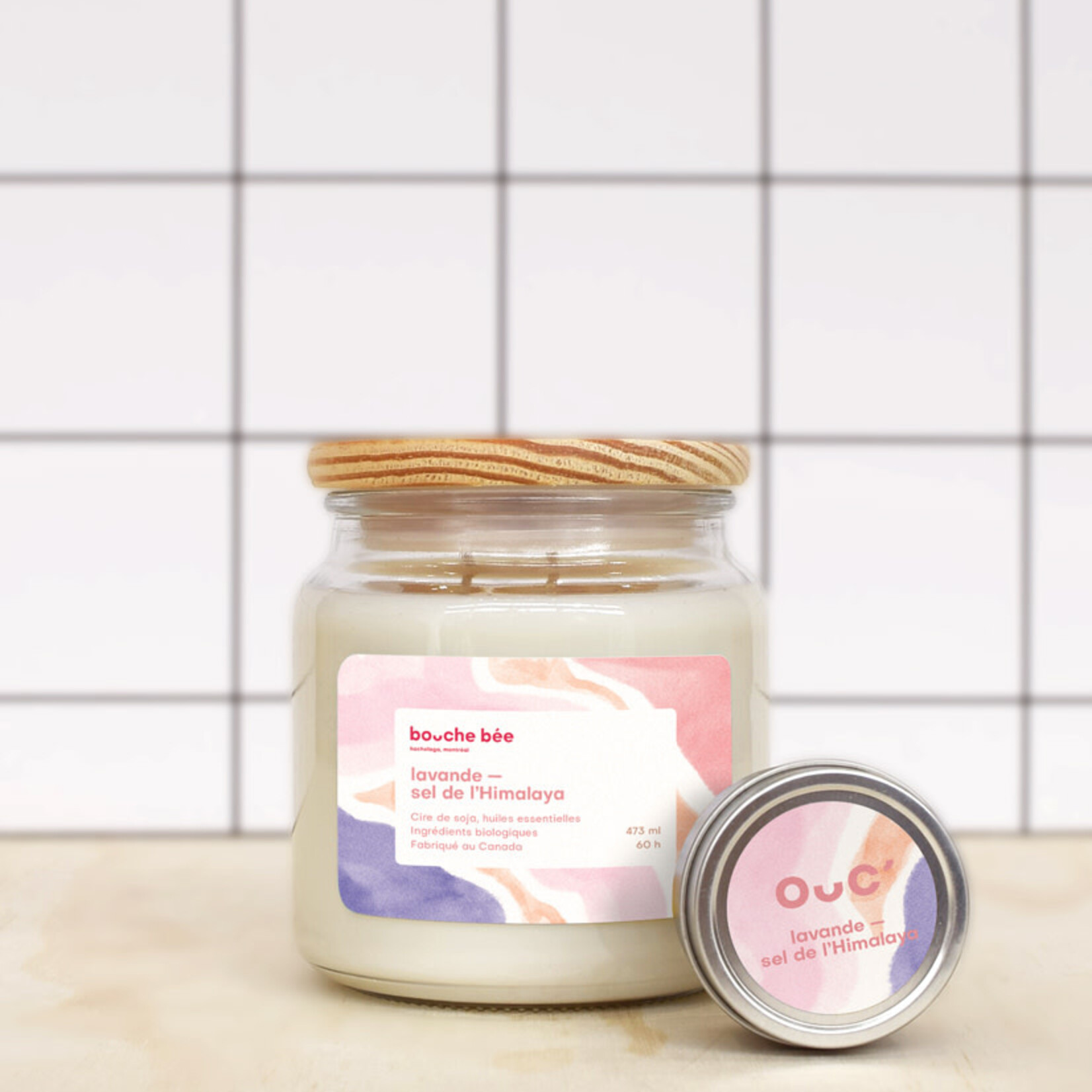 Lavender - Himalaya Salt candle