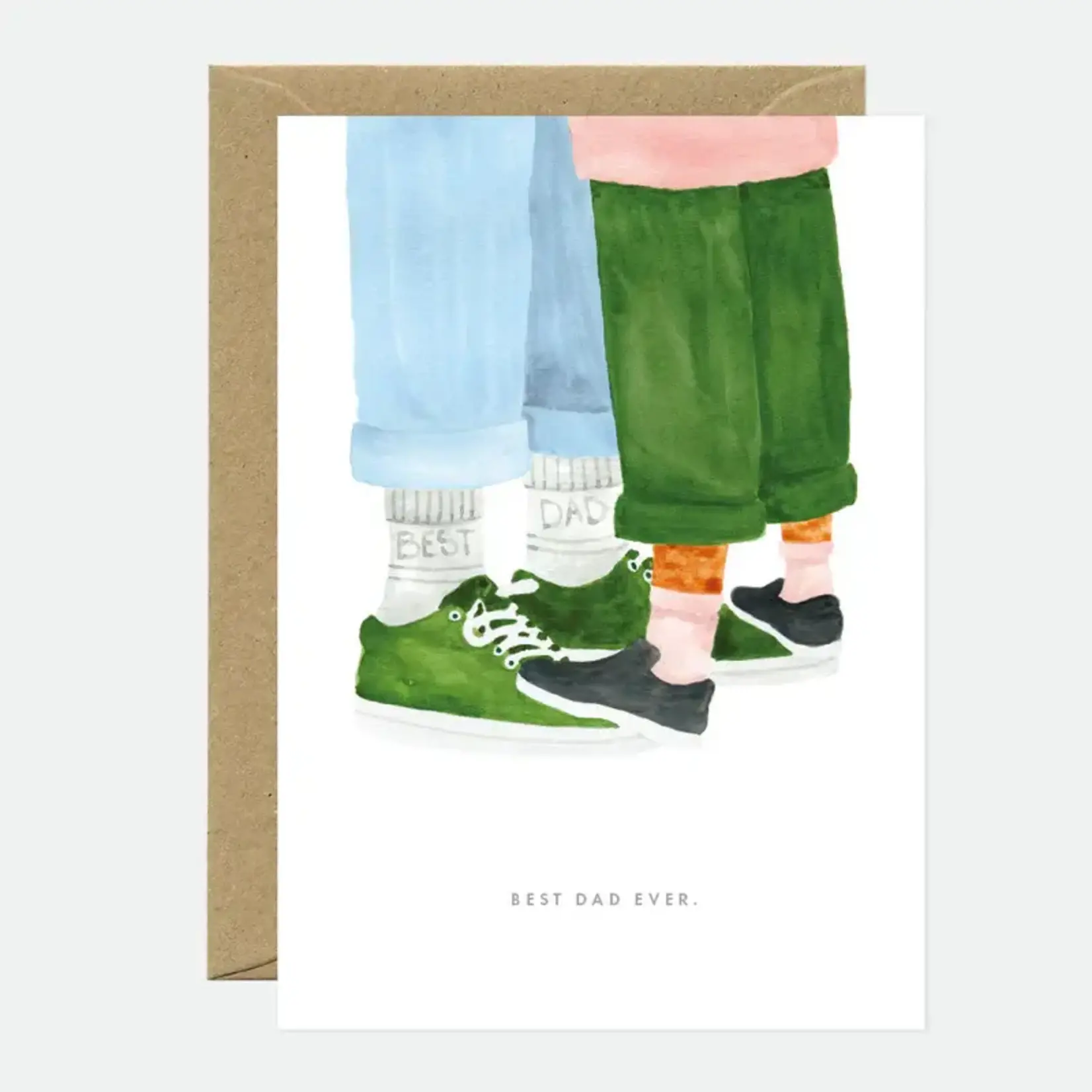 Gretting card - Best Dad Socks