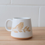 Bird on branch mug