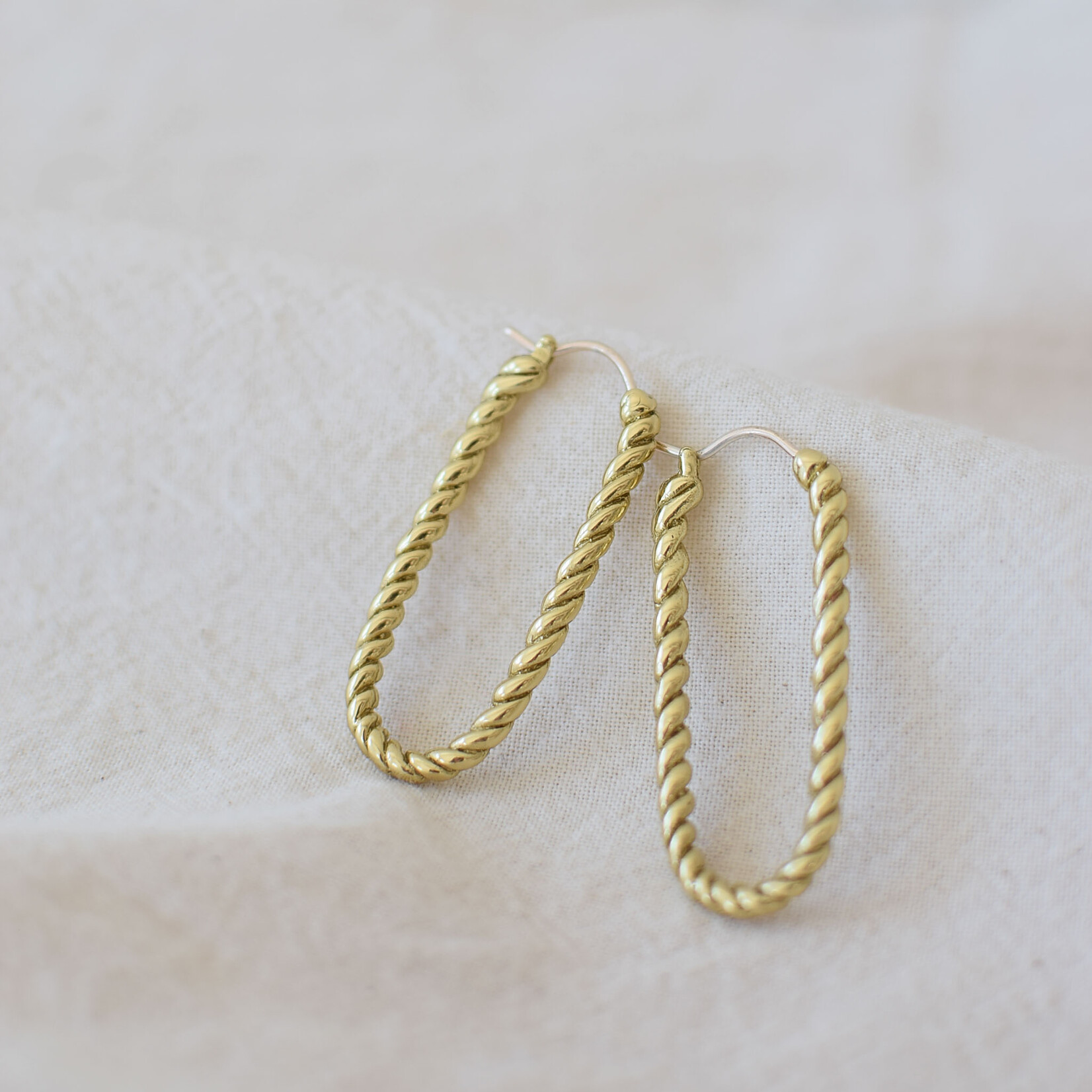 Boucles Twisted Olong dorée