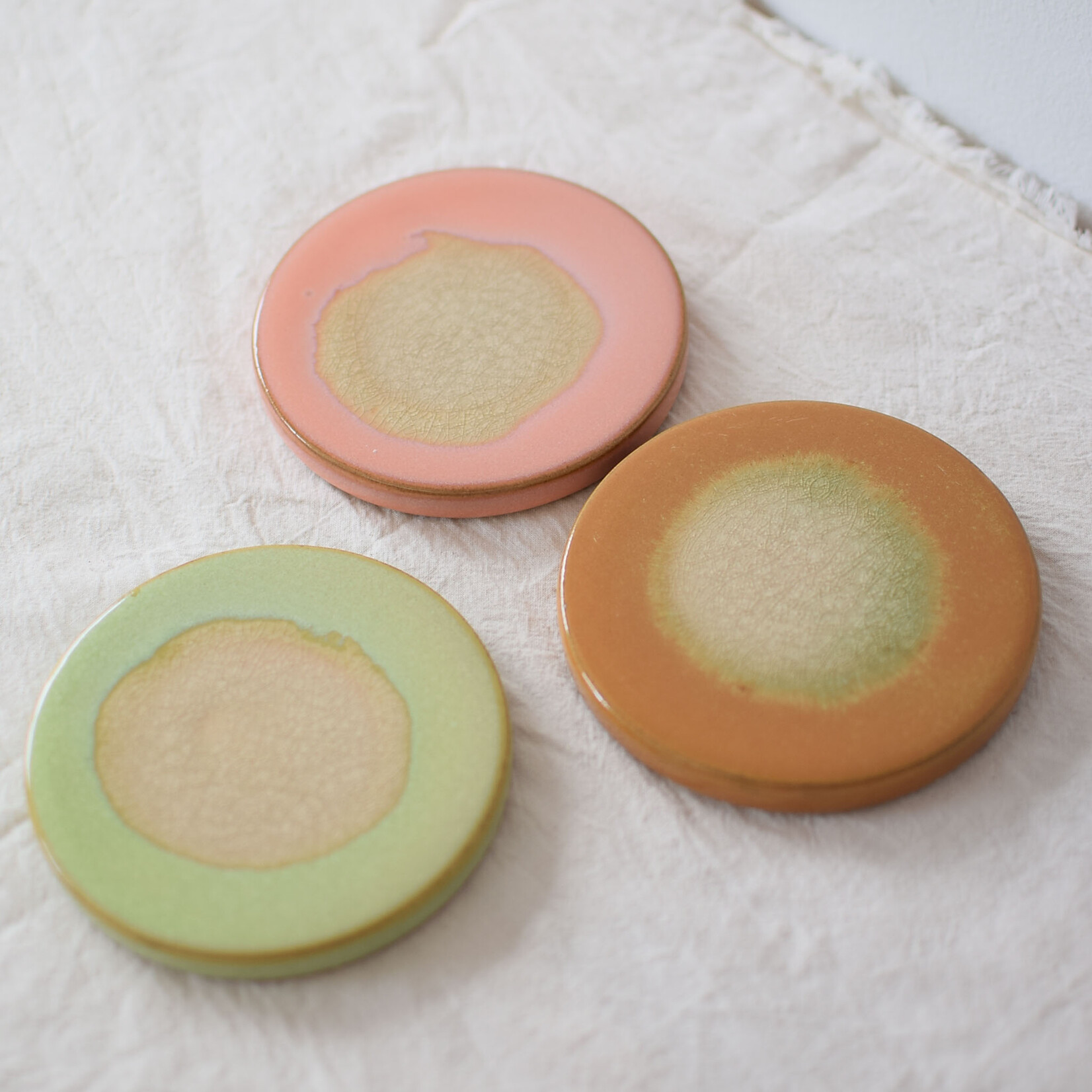 Coaster Reactive glaze