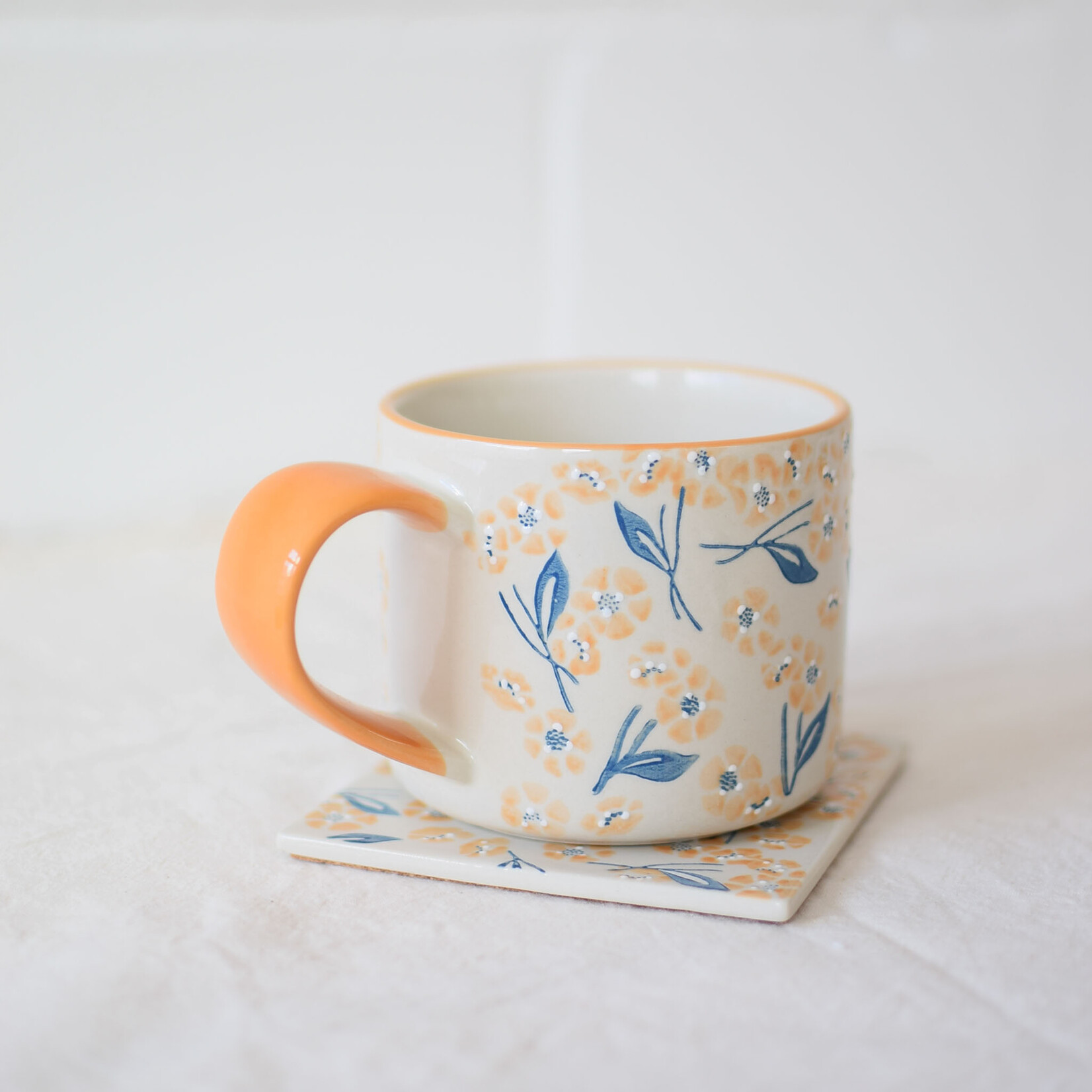 Tasse Fleurs Oranges