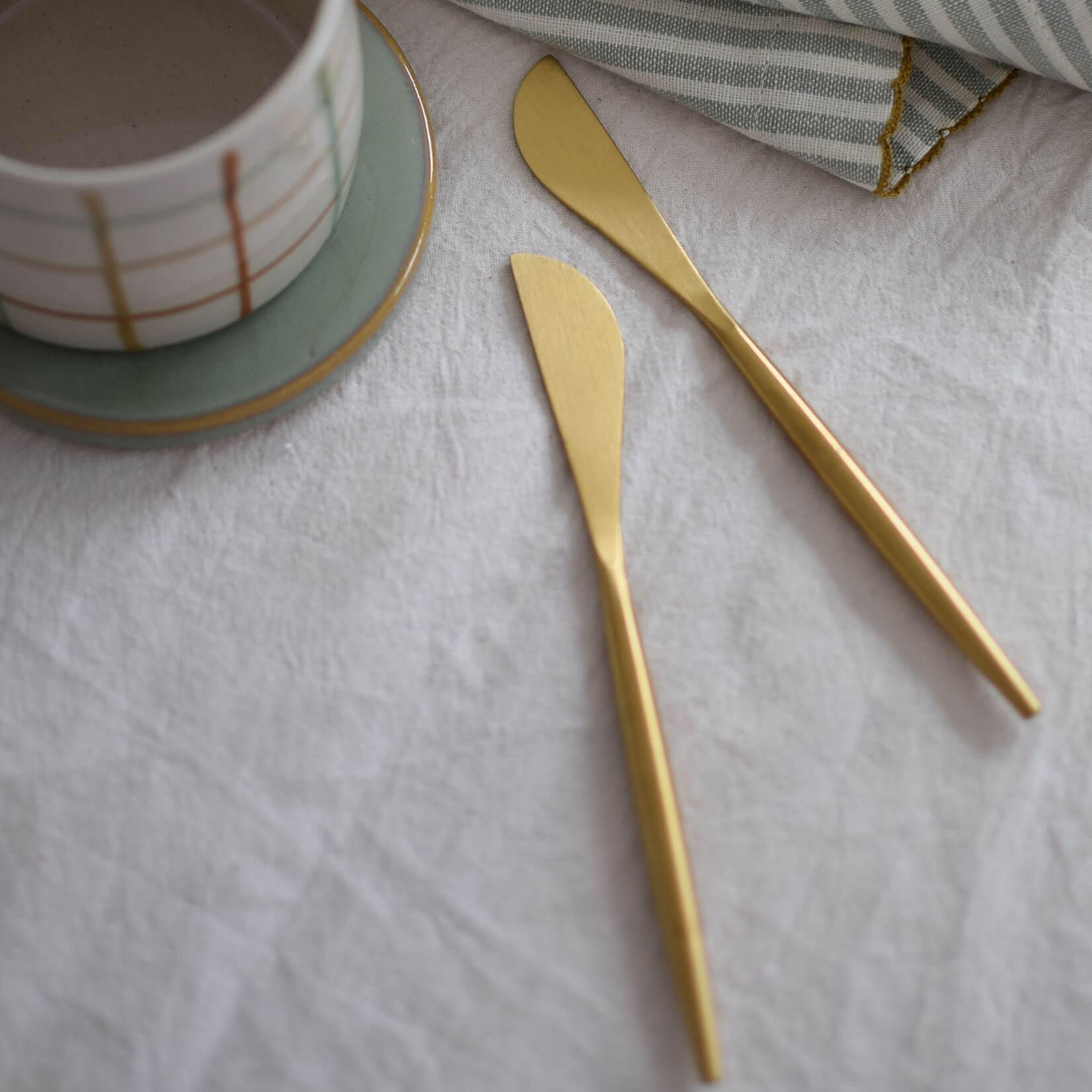Couteau tartineur doré