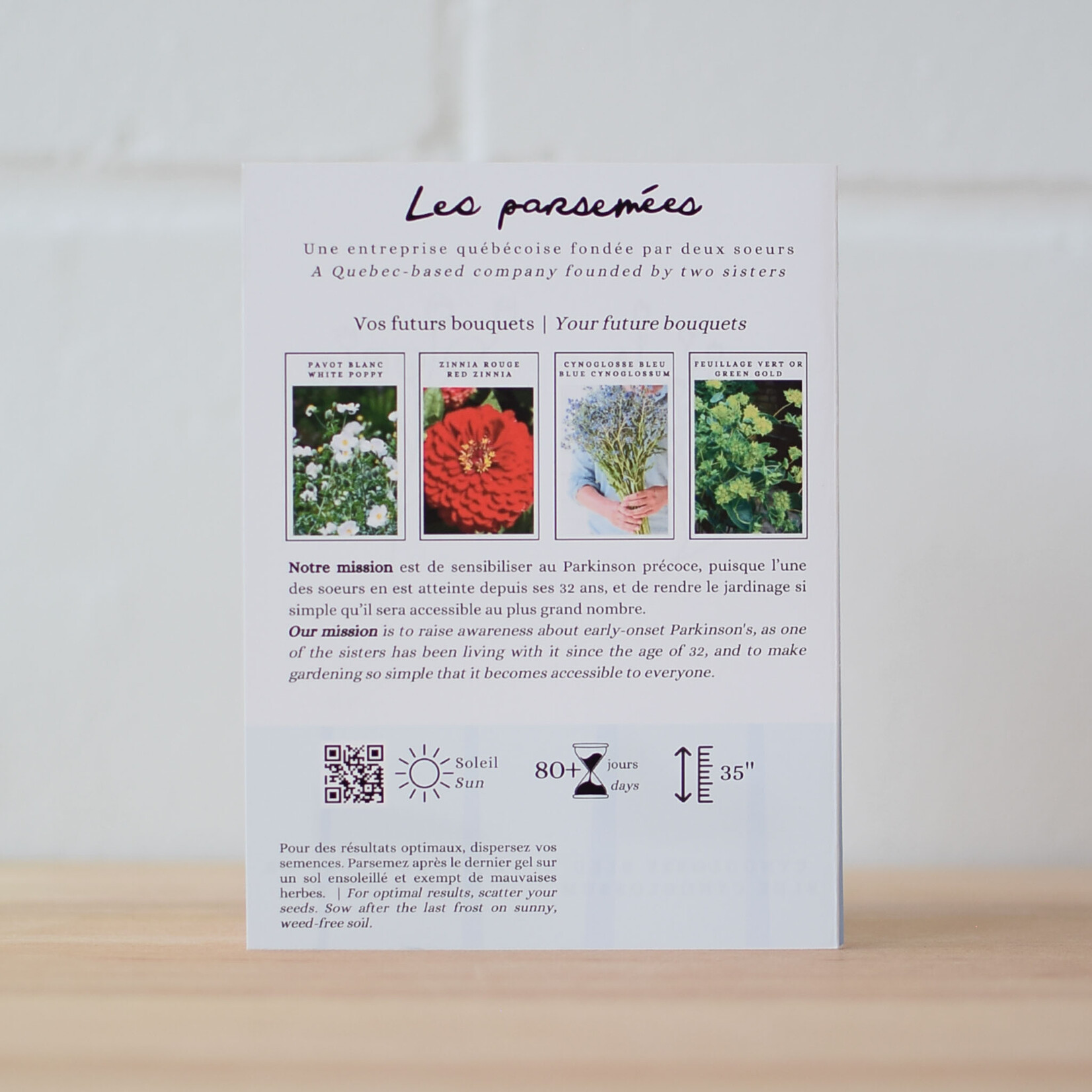 Semences Bouquet 80 jours (4 variétés)