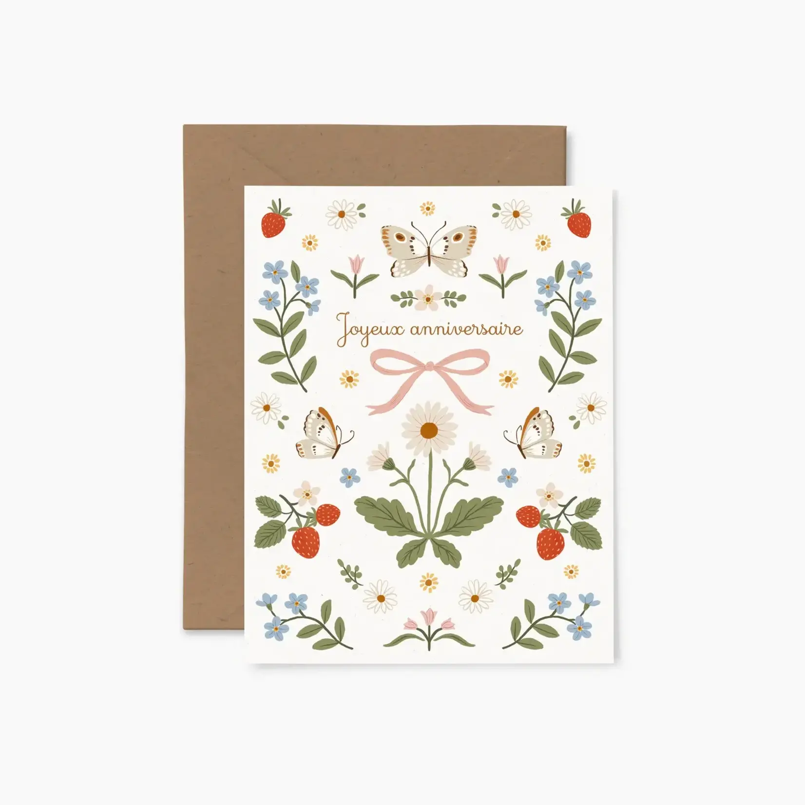 Carte de souhaits - Coquette "Joyeux anniversaire"