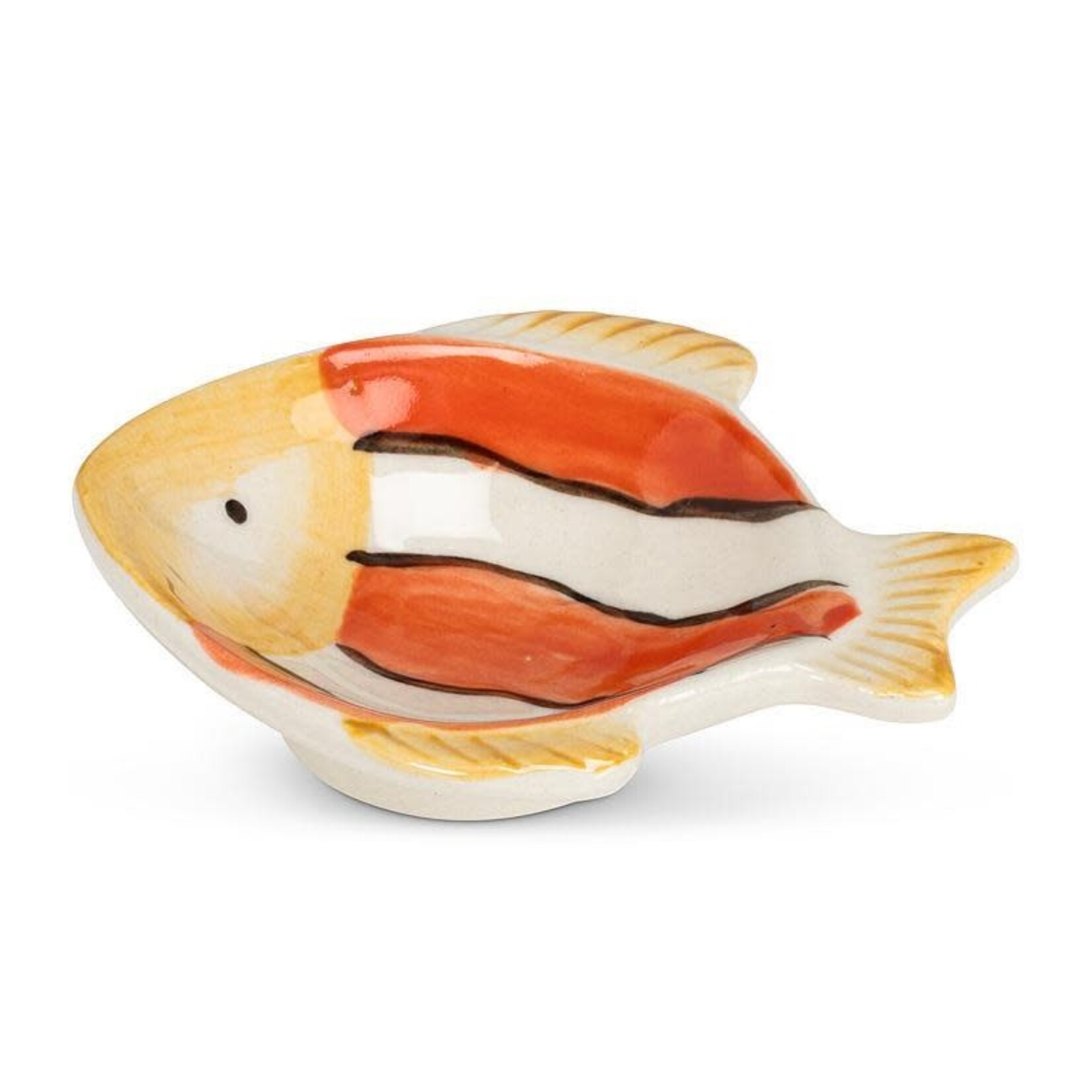 Petite pincée poisson orange et blanc