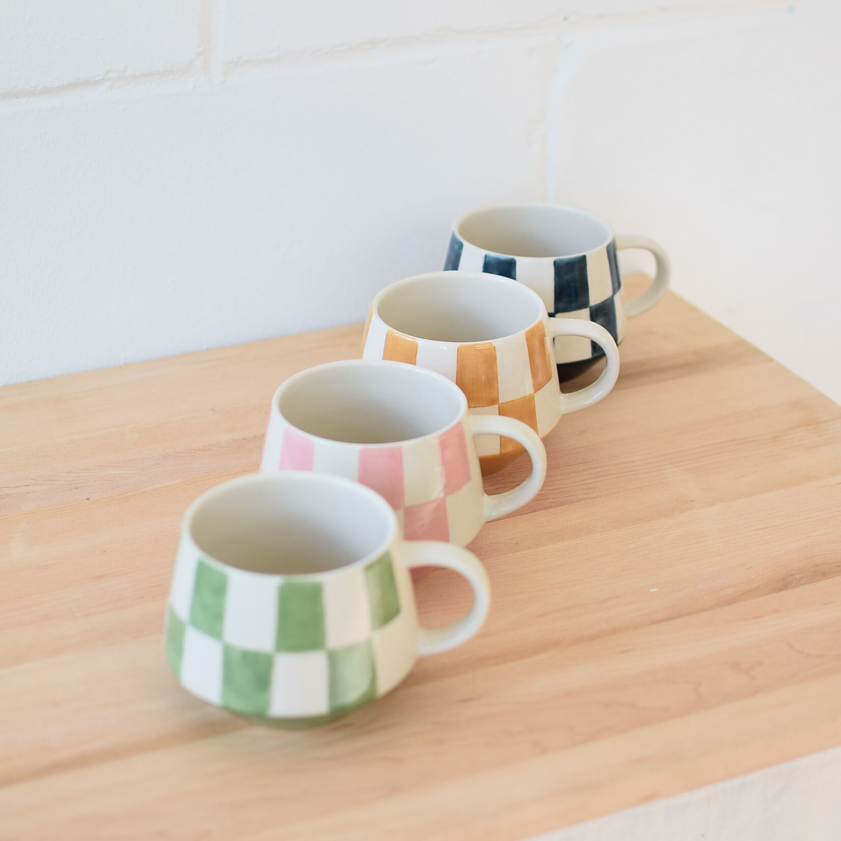 Tasse Damier (plusieurs couleurs)