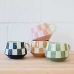 Checkered mug (multiple colors)