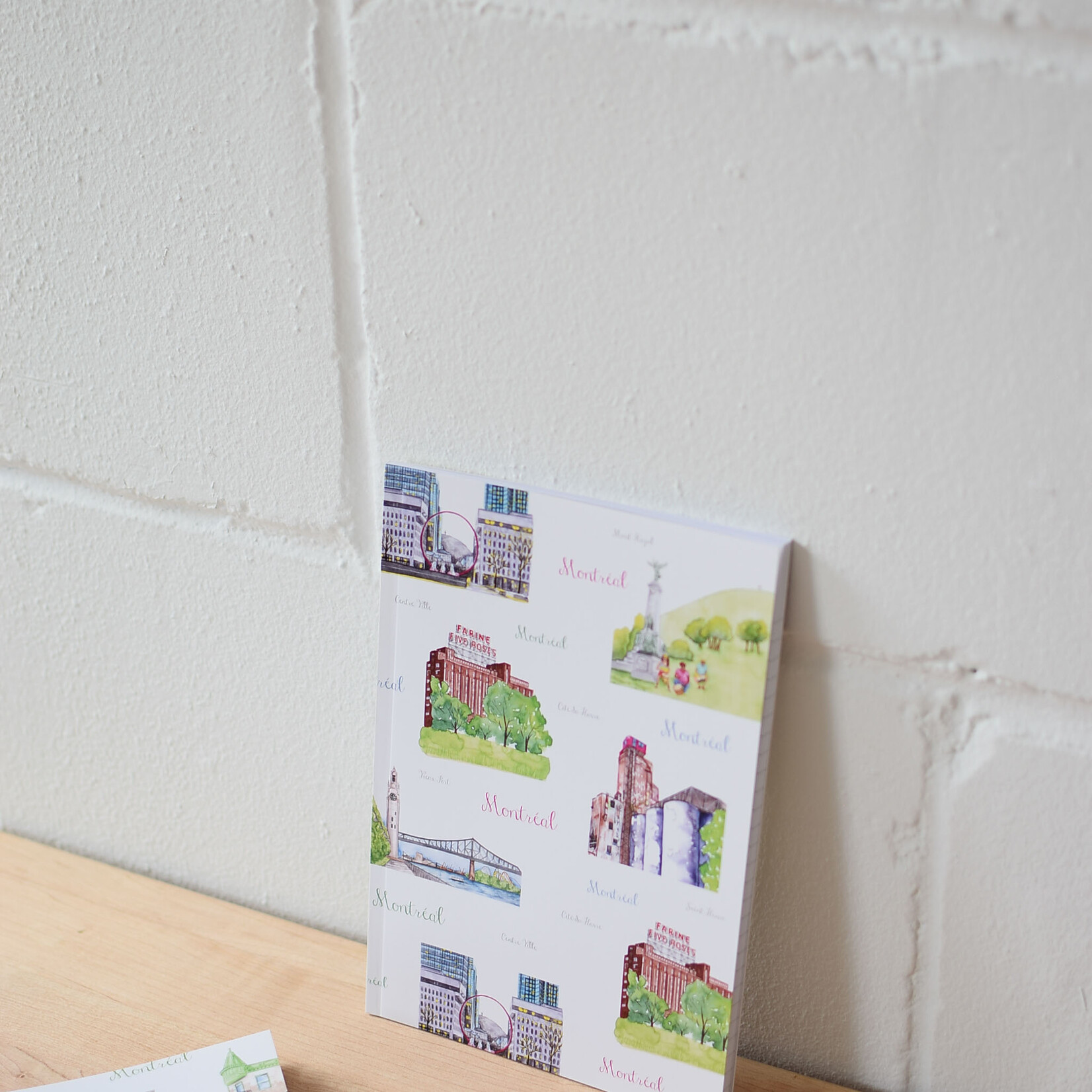 Cahier de notes ligné - Attractions de Montréal