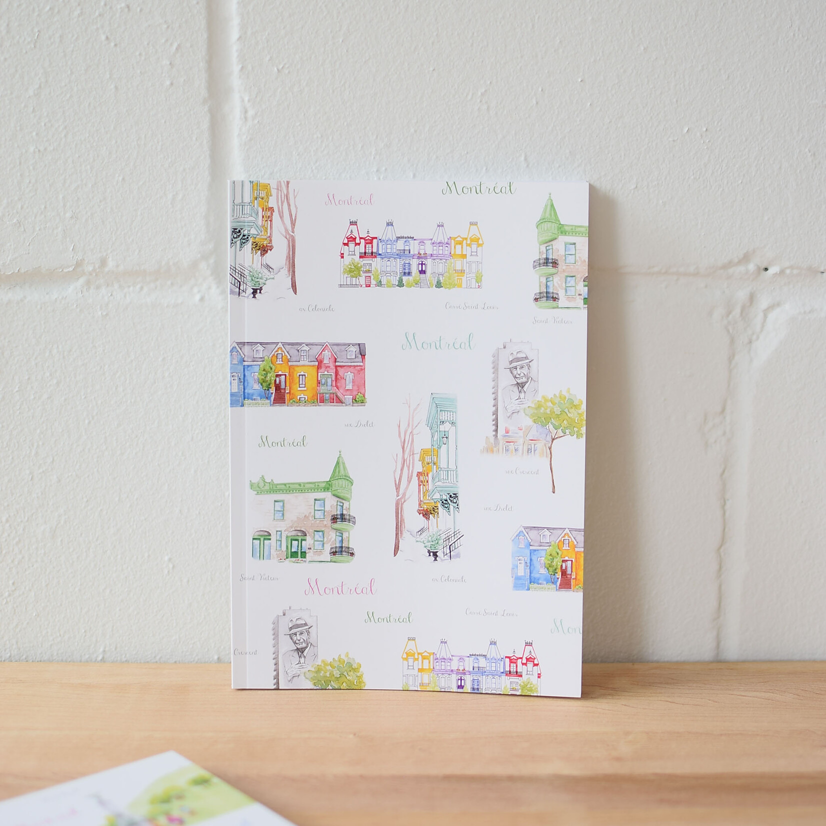 Cahier de notes ligné - Façades de Montréal