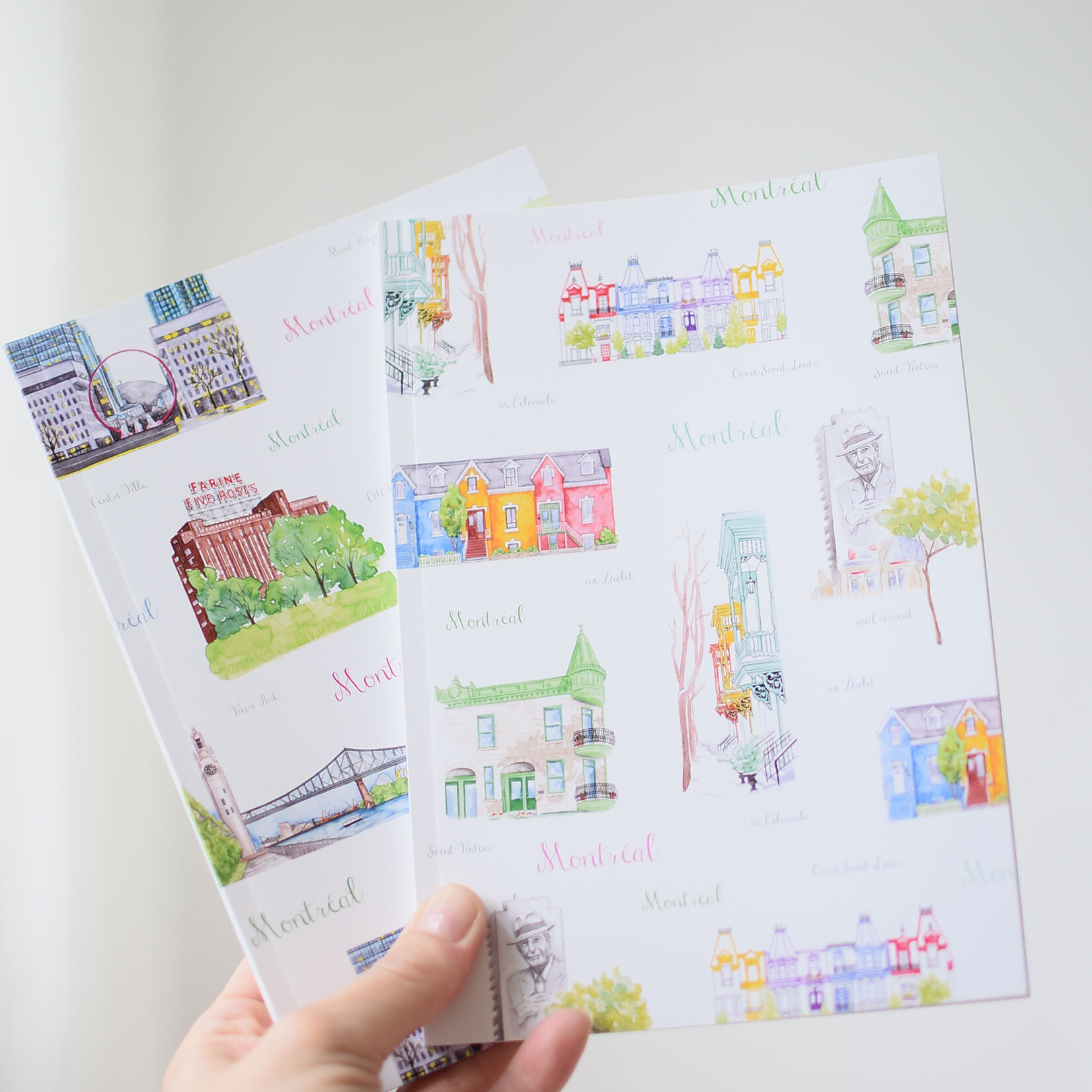 Cahier de notes ligné - Façades de Montréal