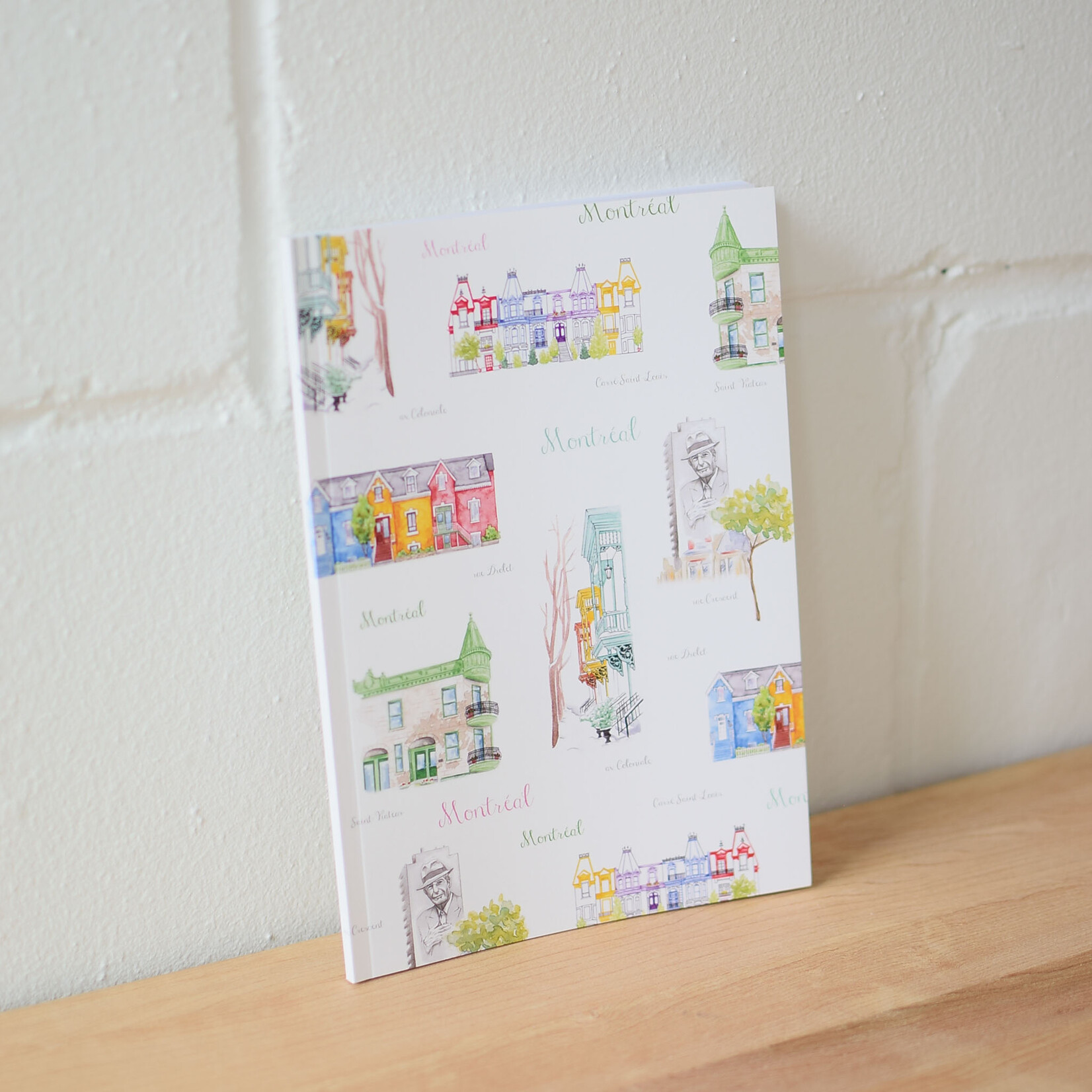 Cahier de notes ligné - Façades de Montréal