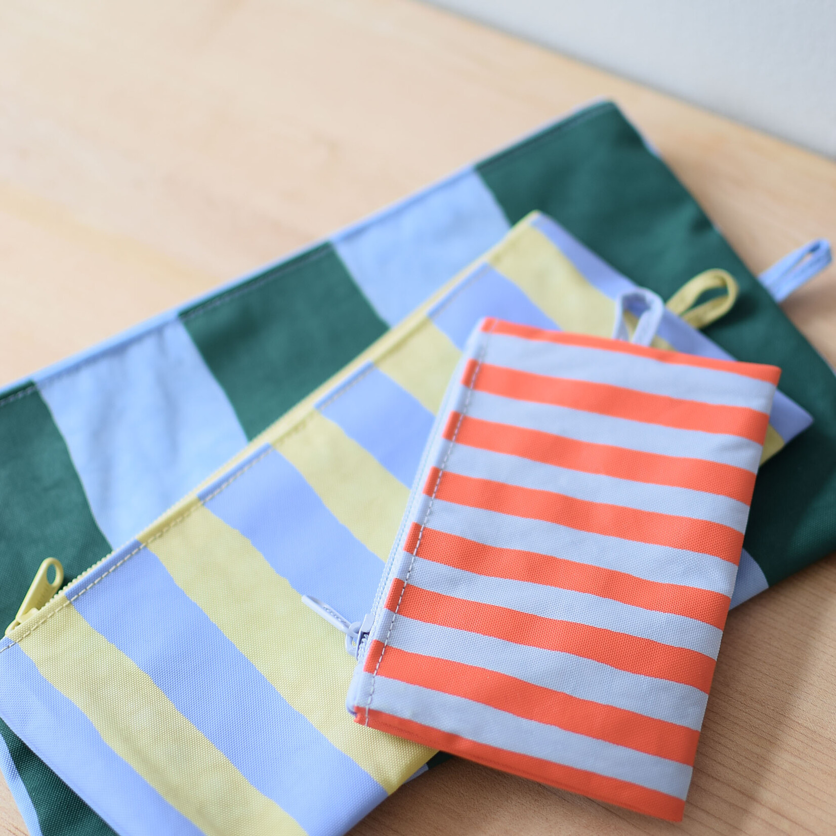 Pochette plate Baggu - Rayures