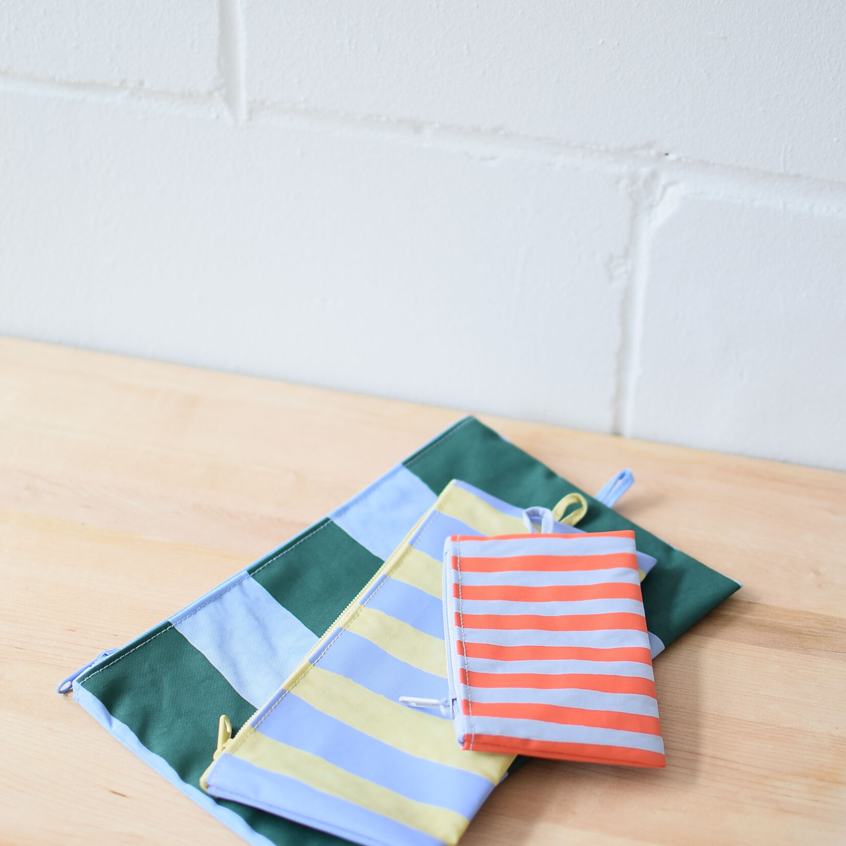 Pochette plate Baggu - Rayures