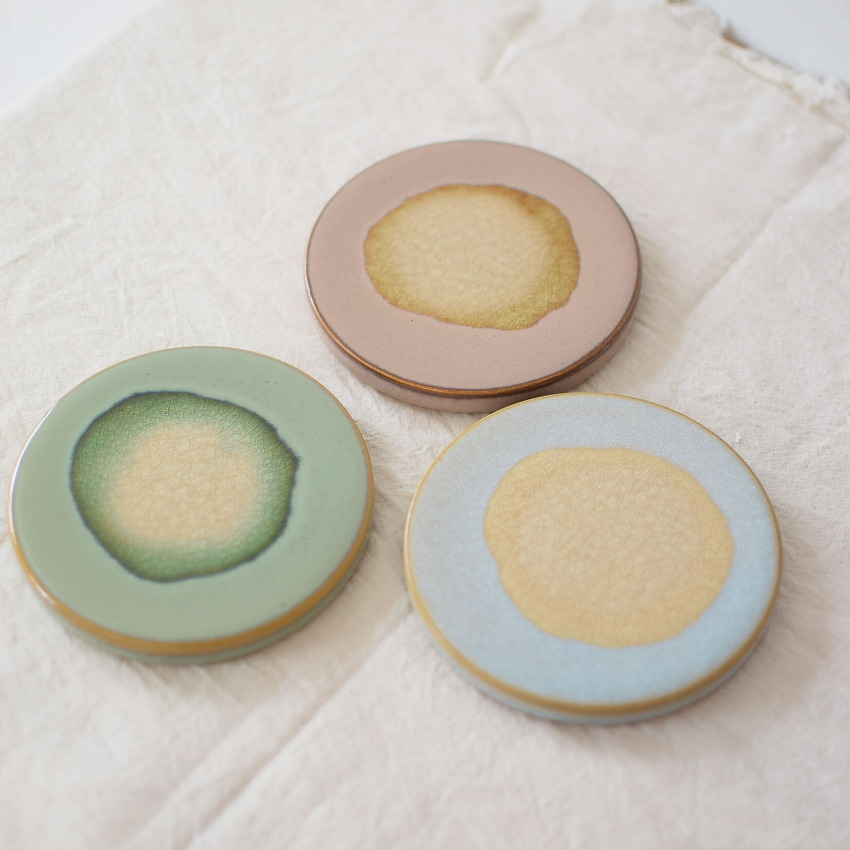 Coaster Reactive glaze