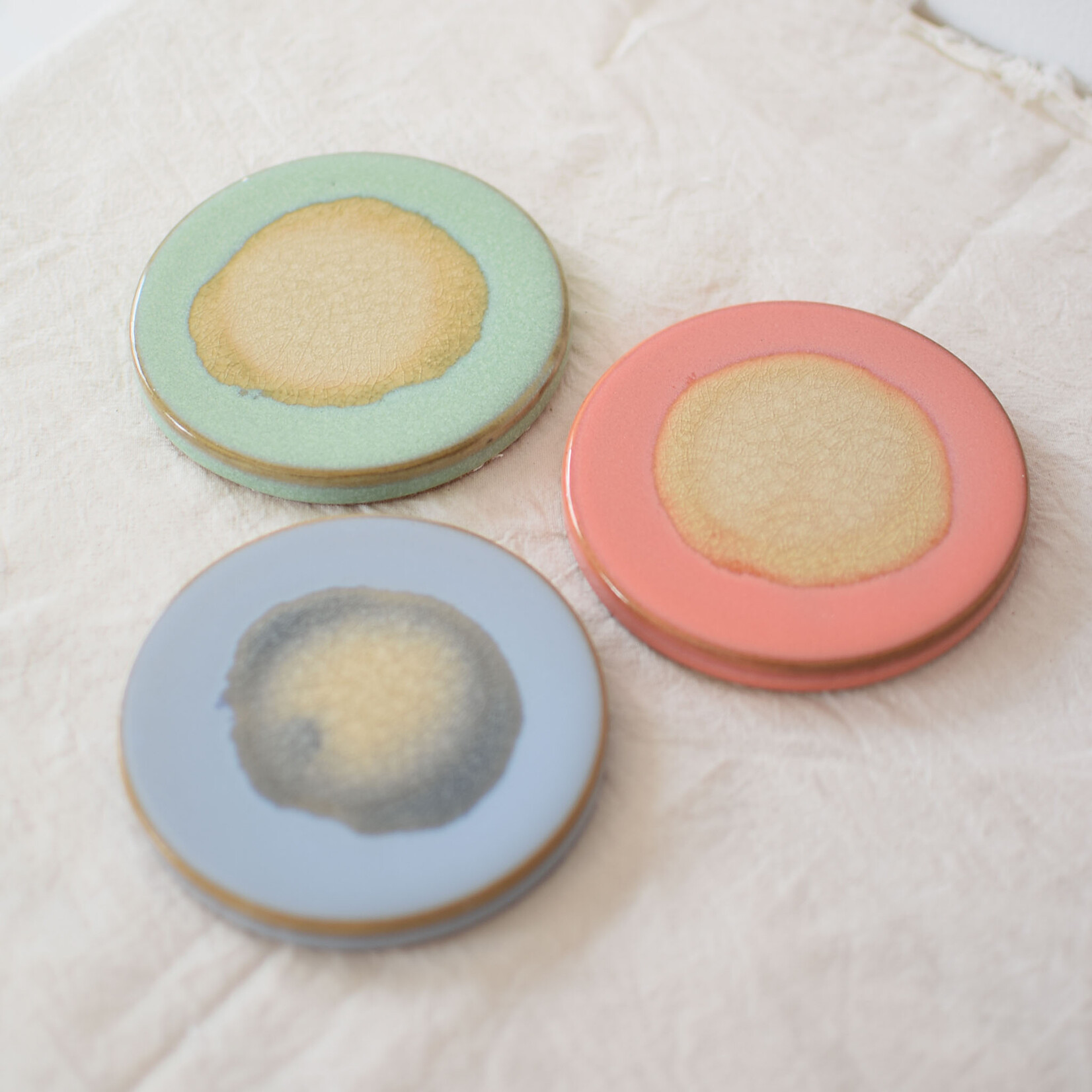 Coaster Reactive glaze