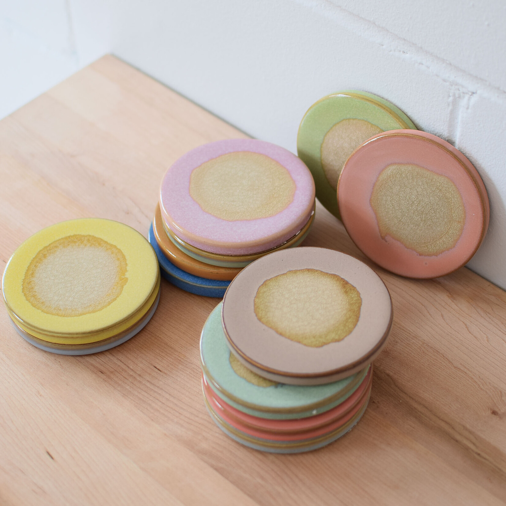Coaster Reactive glaze