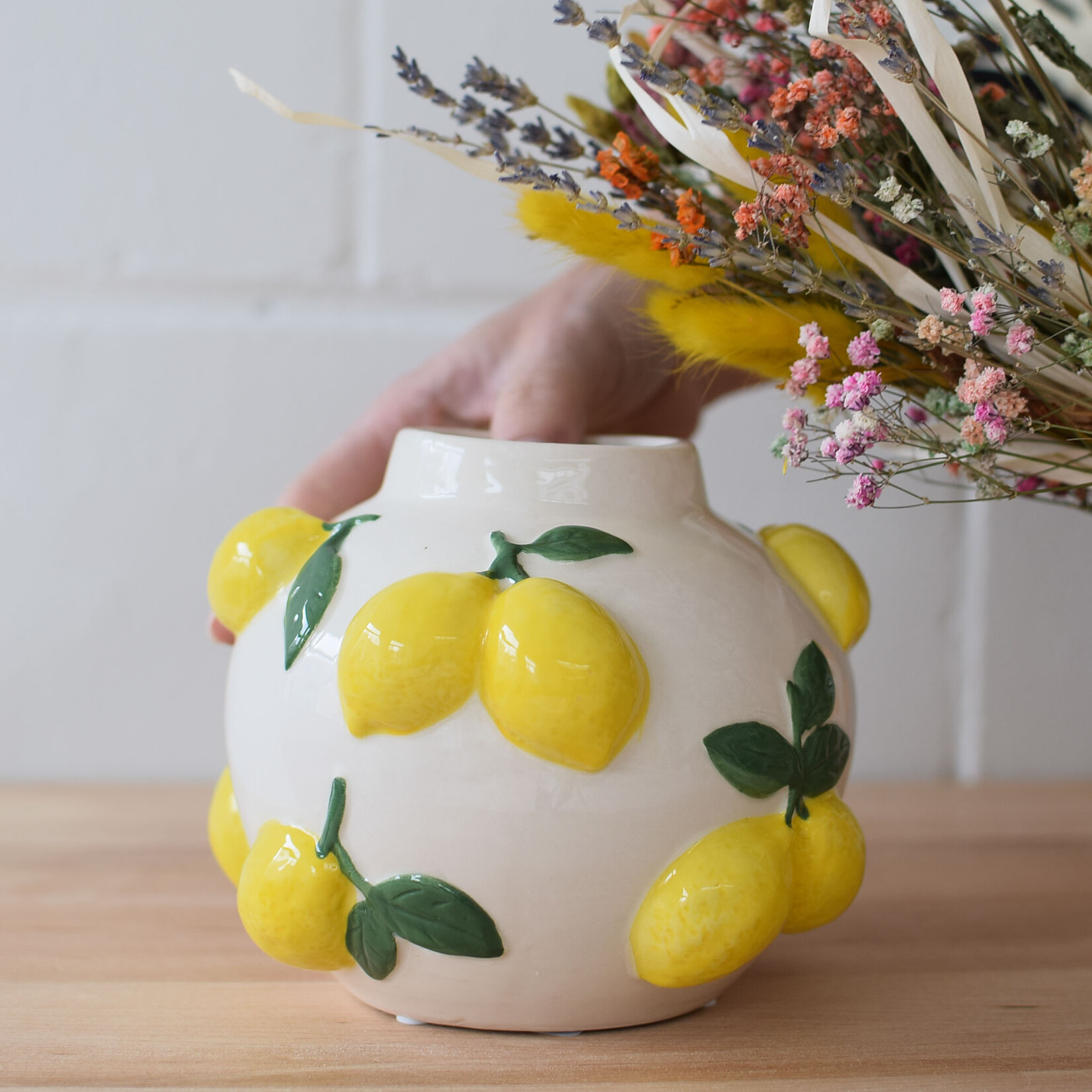 Lemon vase
