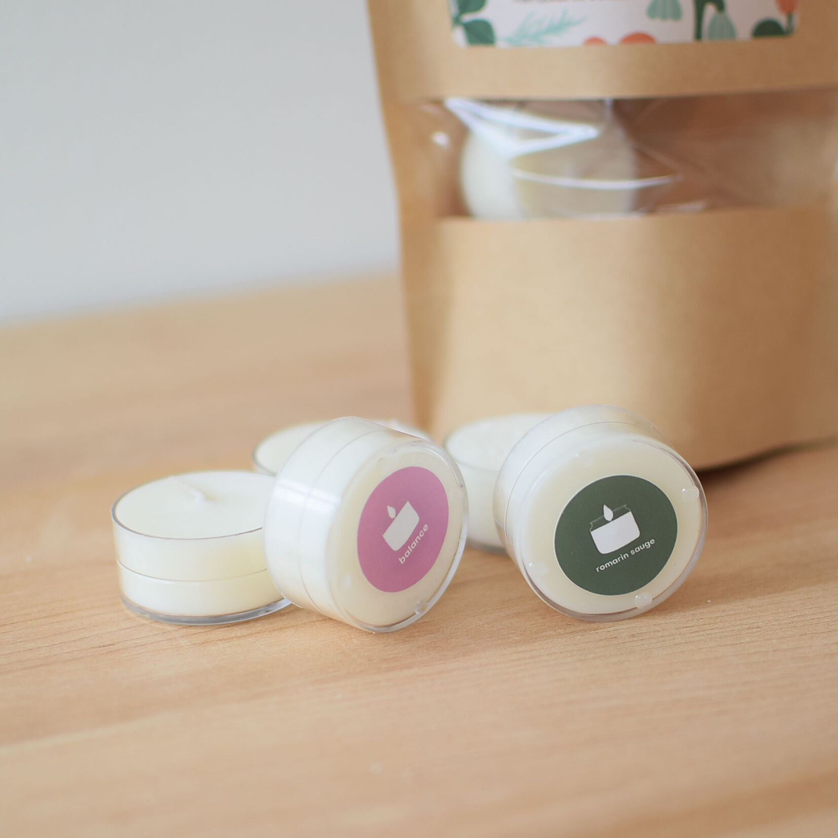 Bougies chauffe-plat - Romarin & Balance