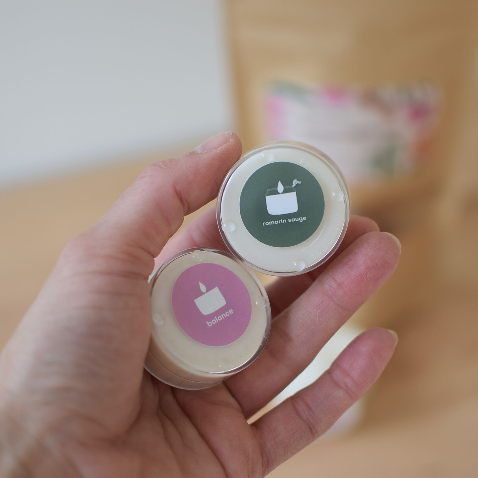 Bougies chauffe-plat - Romarin & Balance