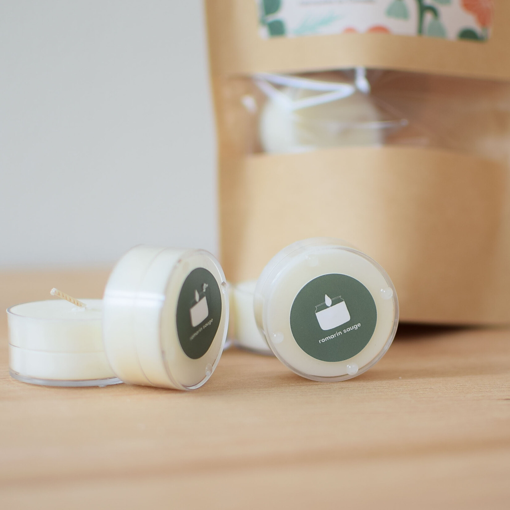 Bougies chauffe-plat - Romarin & Balance