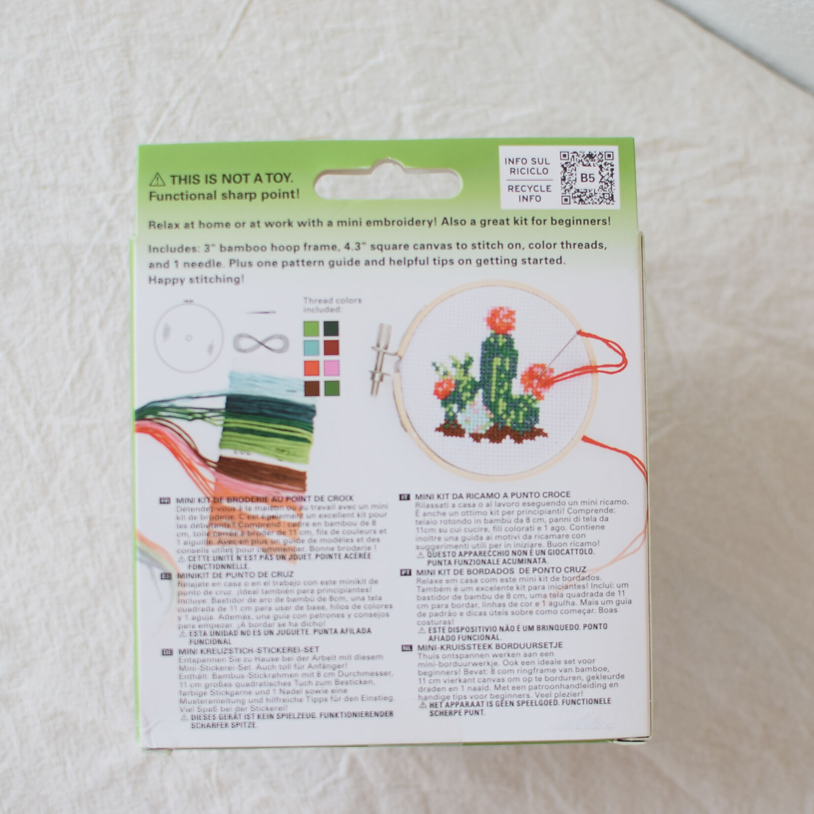 Mini kit broderie Cactus