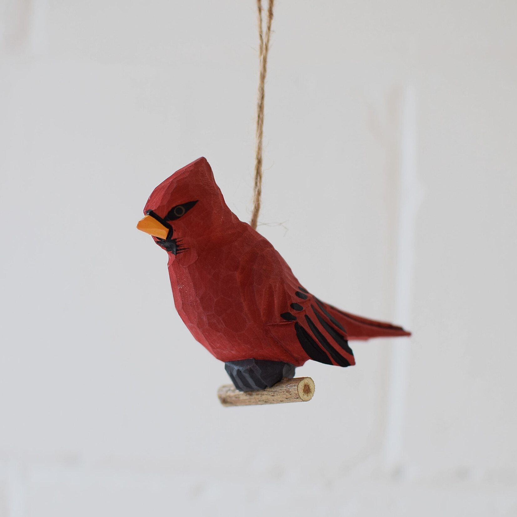 Ornament - Red wood cardinal