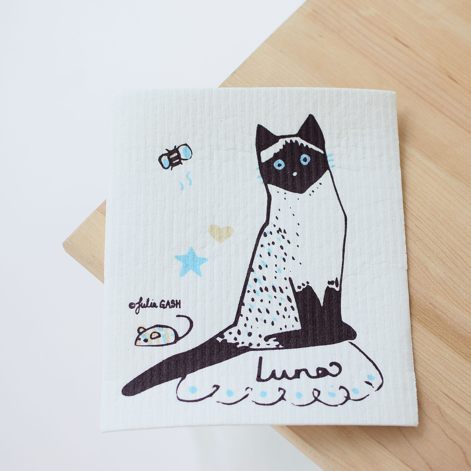 Swedish wipe - Cats & name Luna