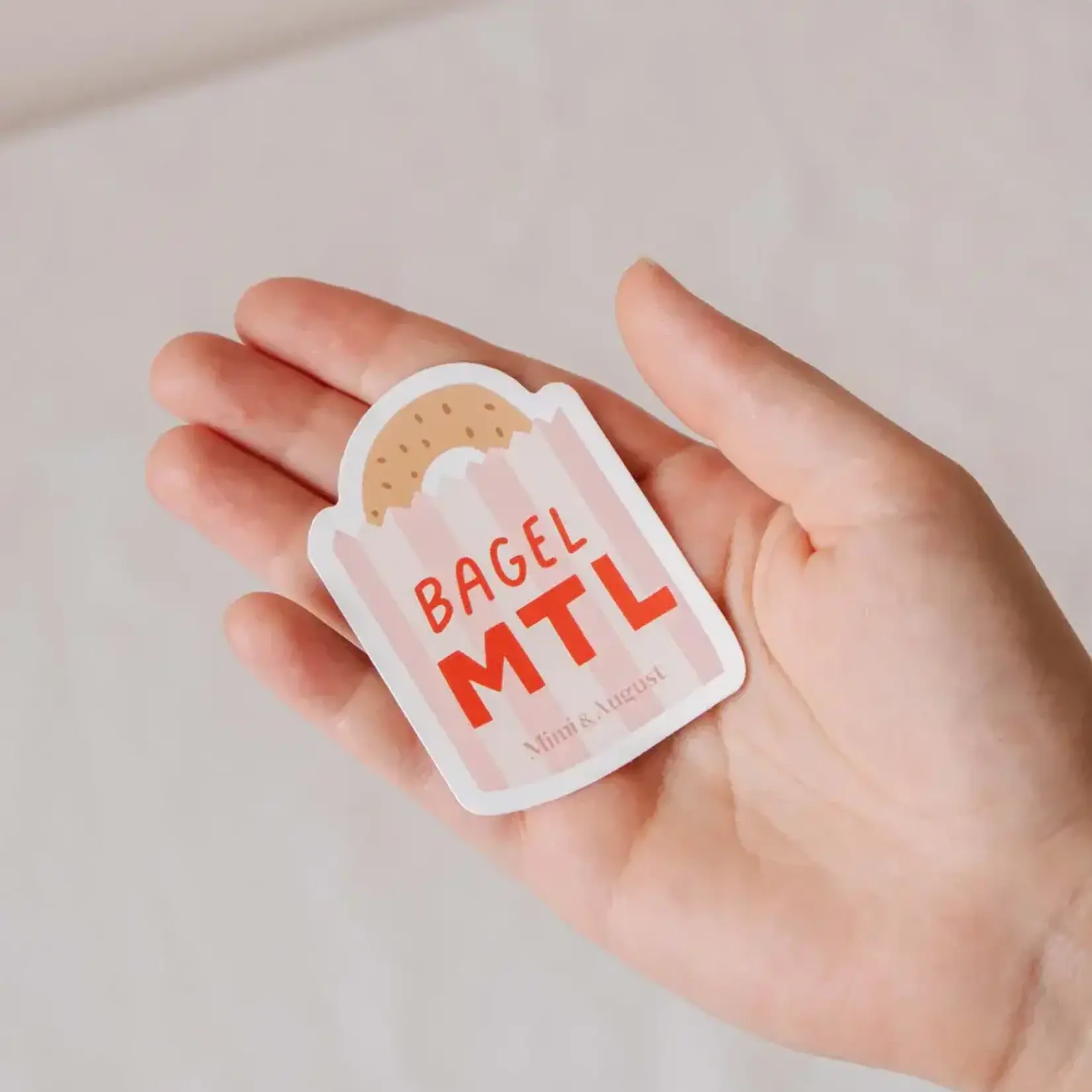Autocollant - Bagel MTL