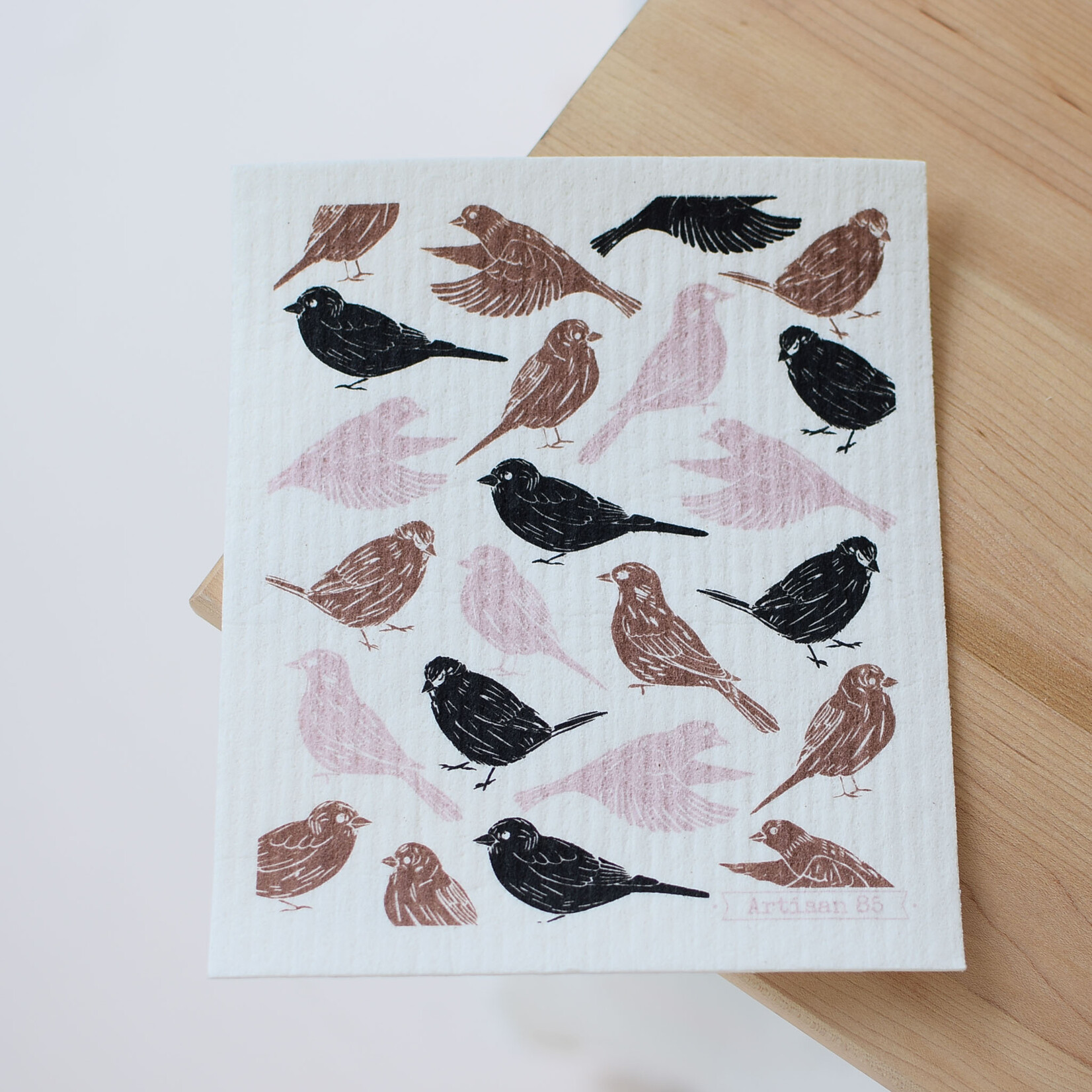 Lingette suédoise -  Oiseaux roses