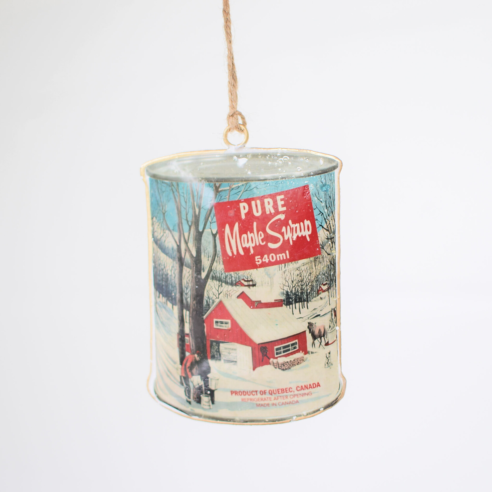 Ornament - Maple syrup metal cane