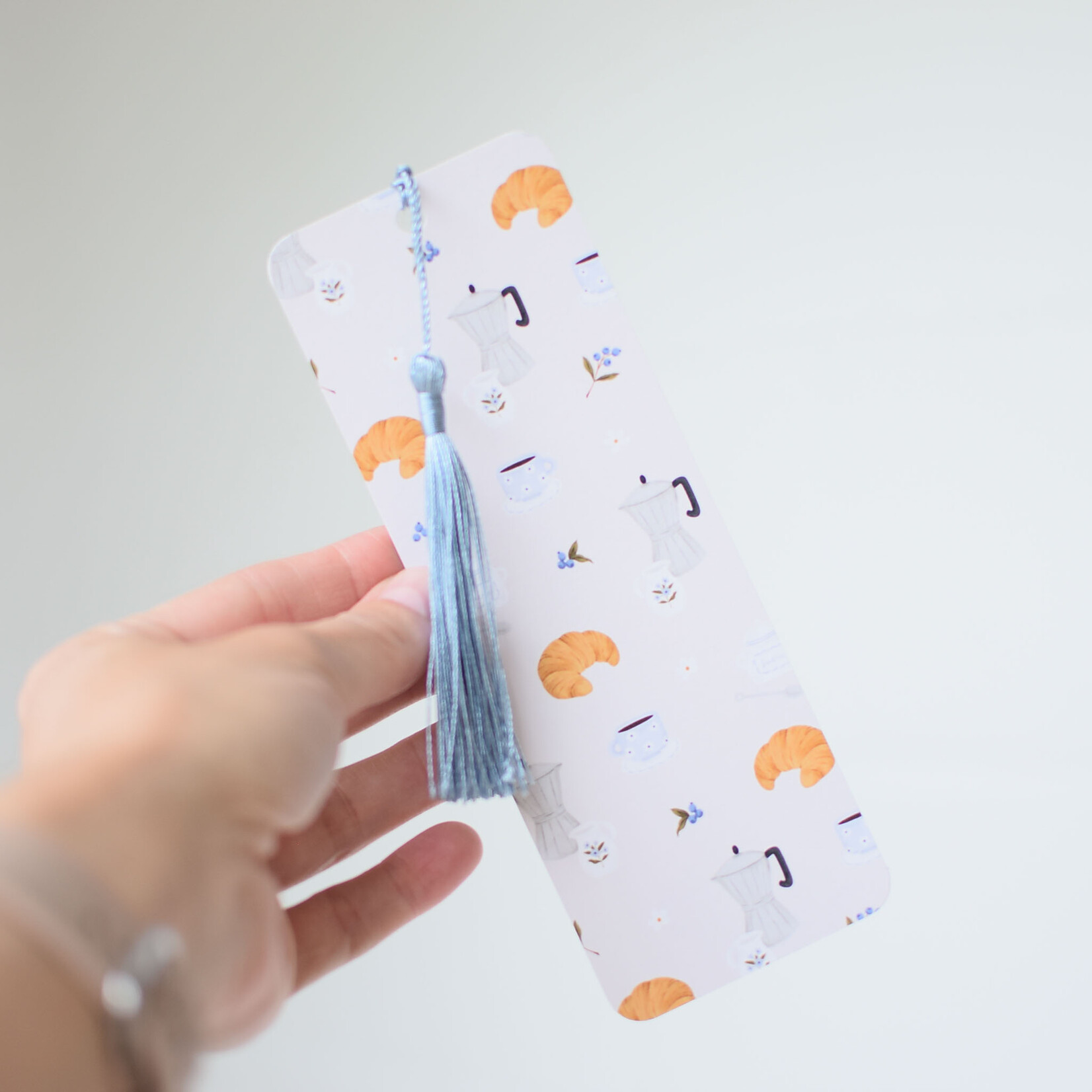 Tassel bookmark - Coffee