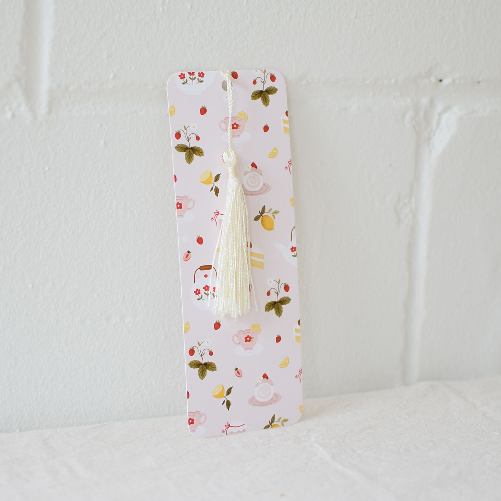Tassel bookmark - English tea
