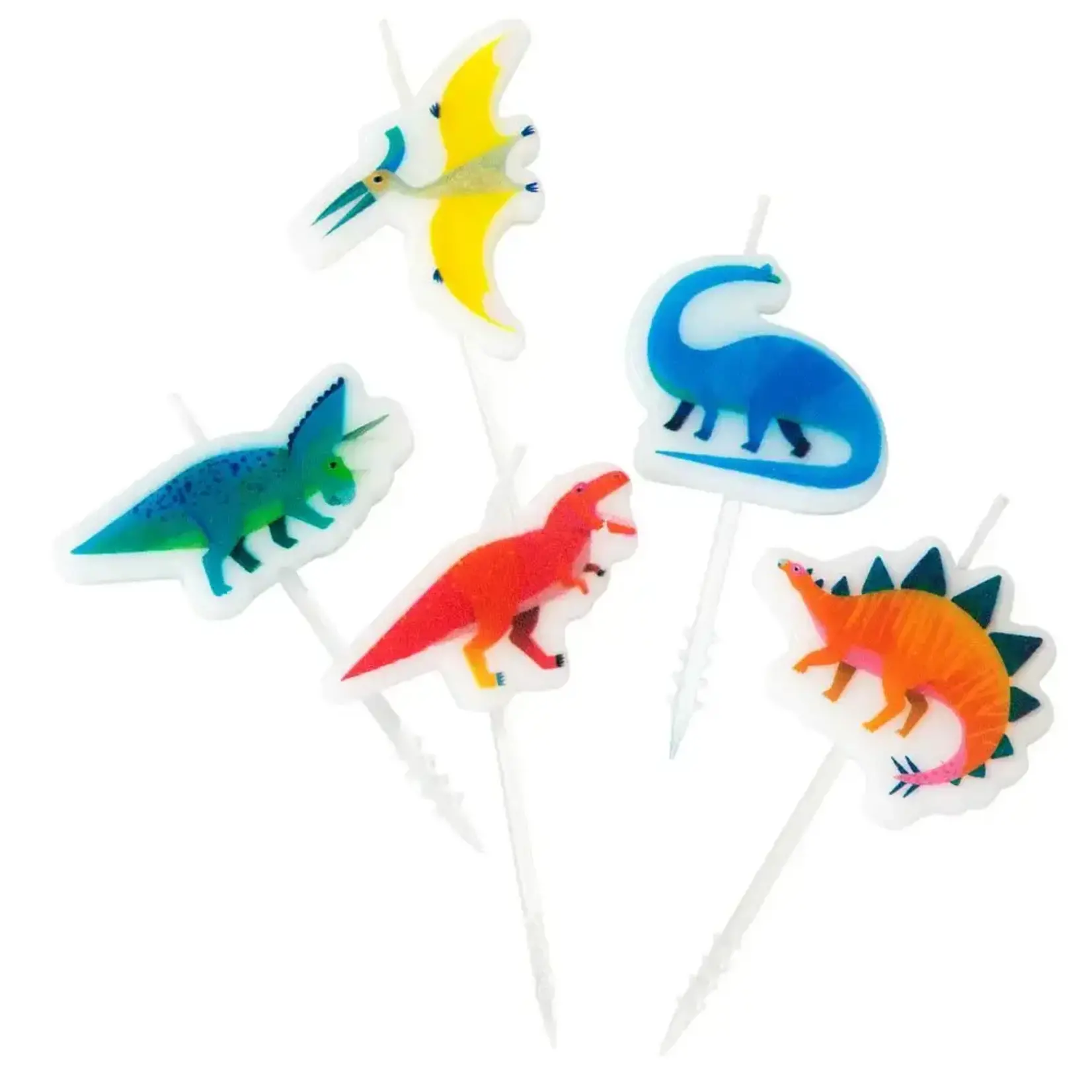 Set of 5 Dinosaur Birthday Candles