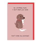 Card - Won't steal your socks