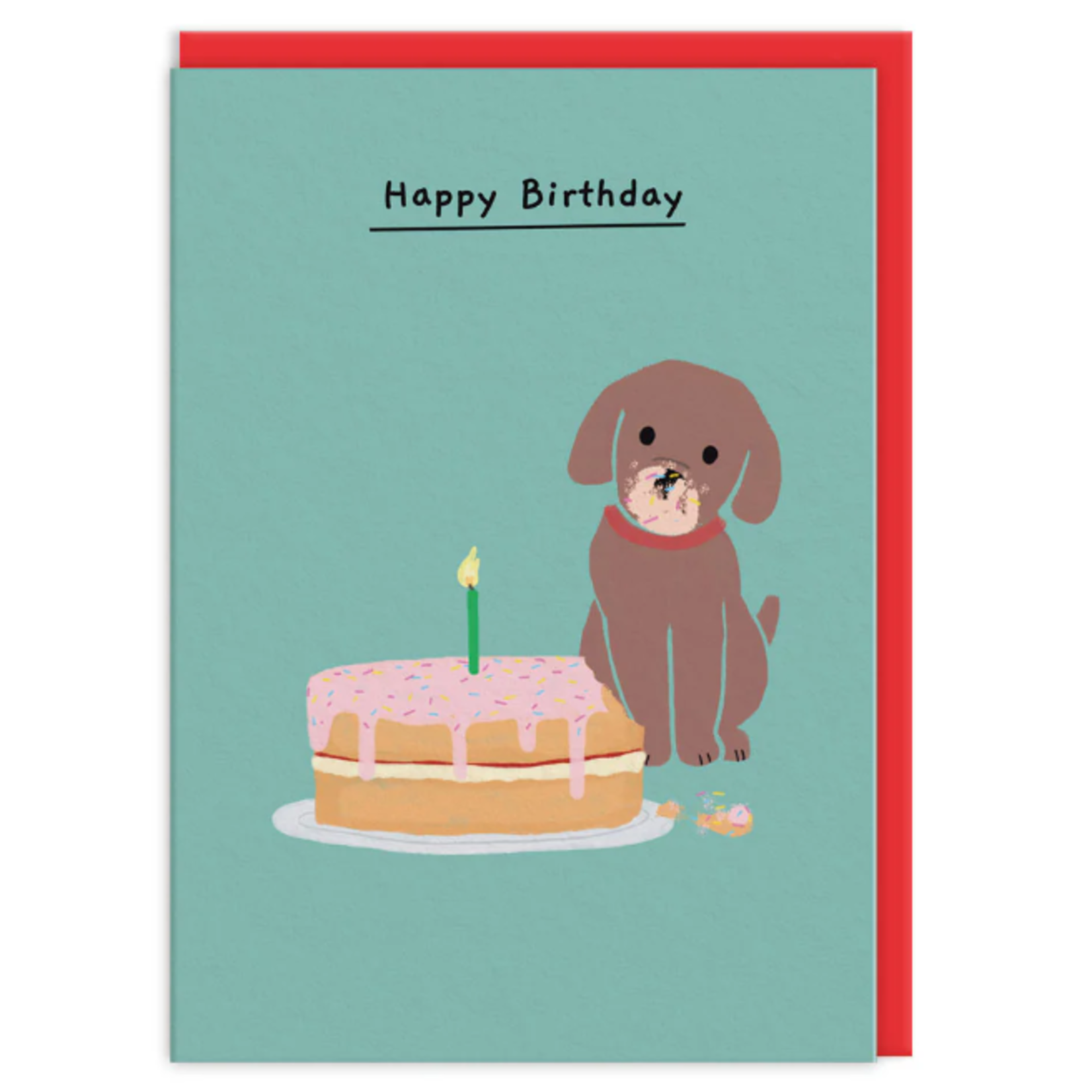 Greeting card - Pat the dog
