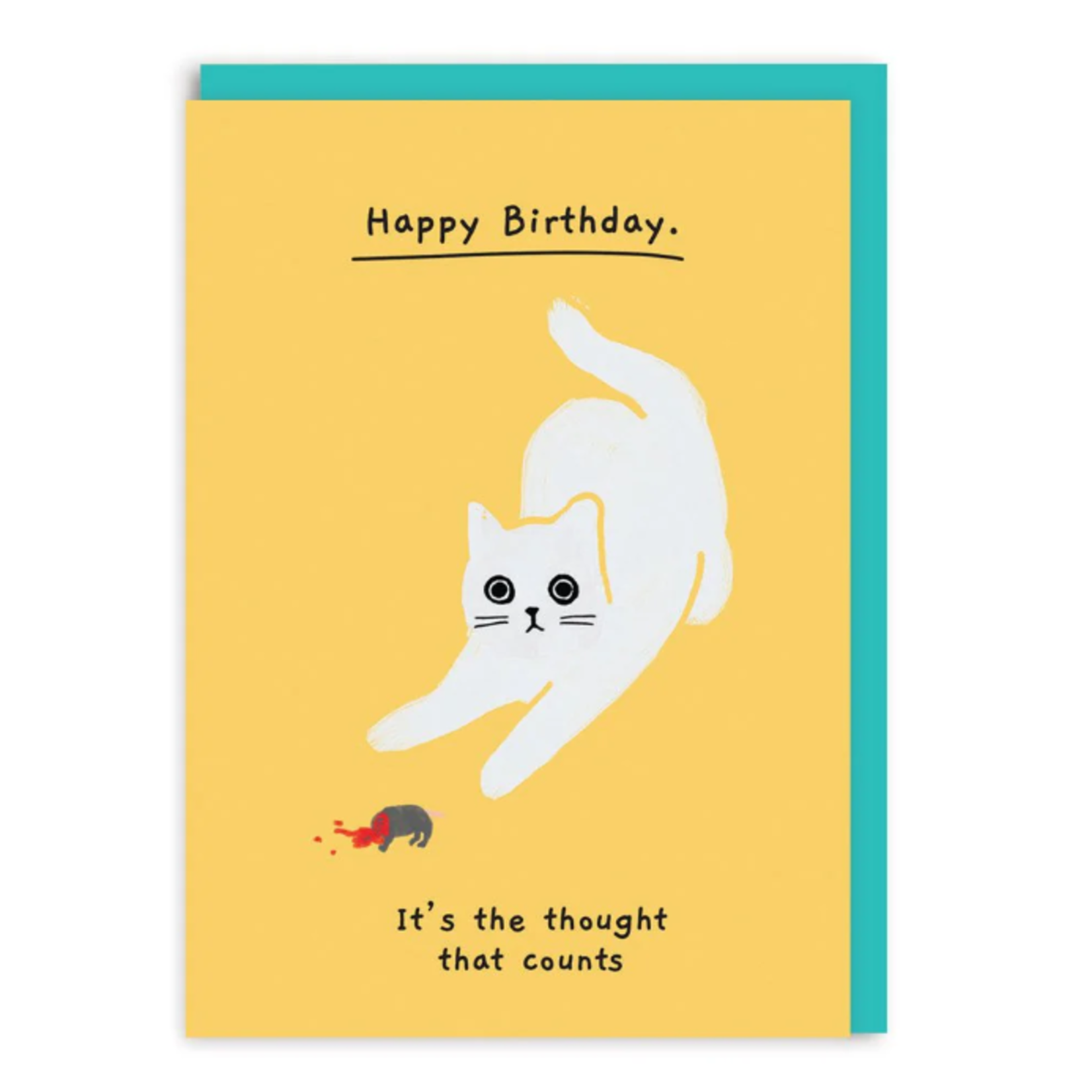 Greeting card- It's the thought that counts