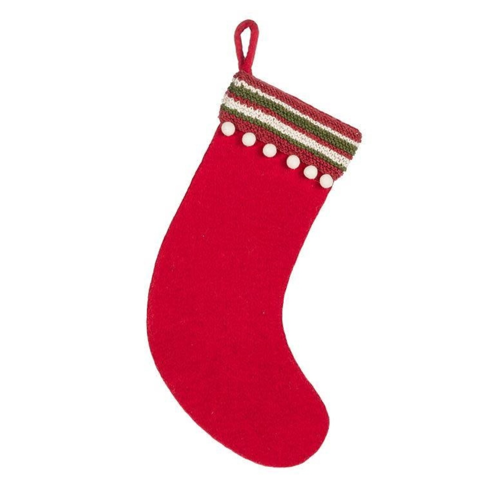 Folk Christmas stocking