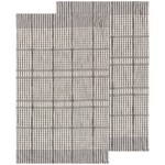 Duo linges Finley Check Gris