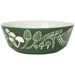 Imprint bowl - Green mushrooms