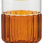 Channel Glass - Amber