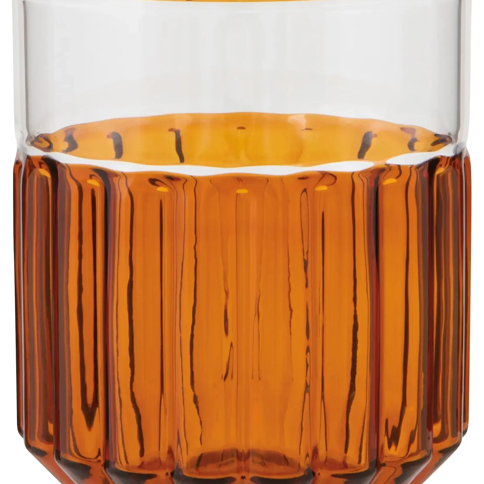 Channel Glass - Amber