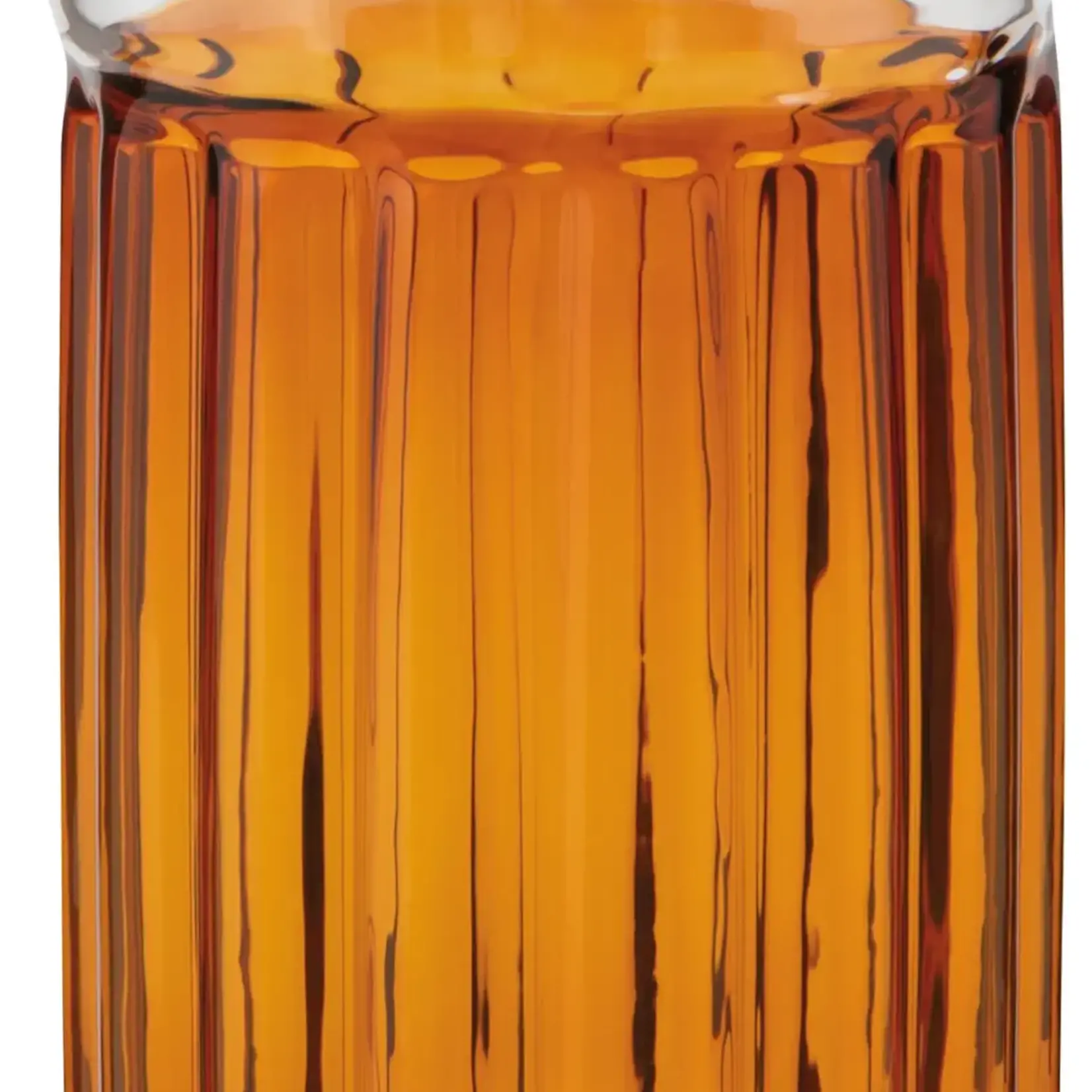Channel Glass - Amber