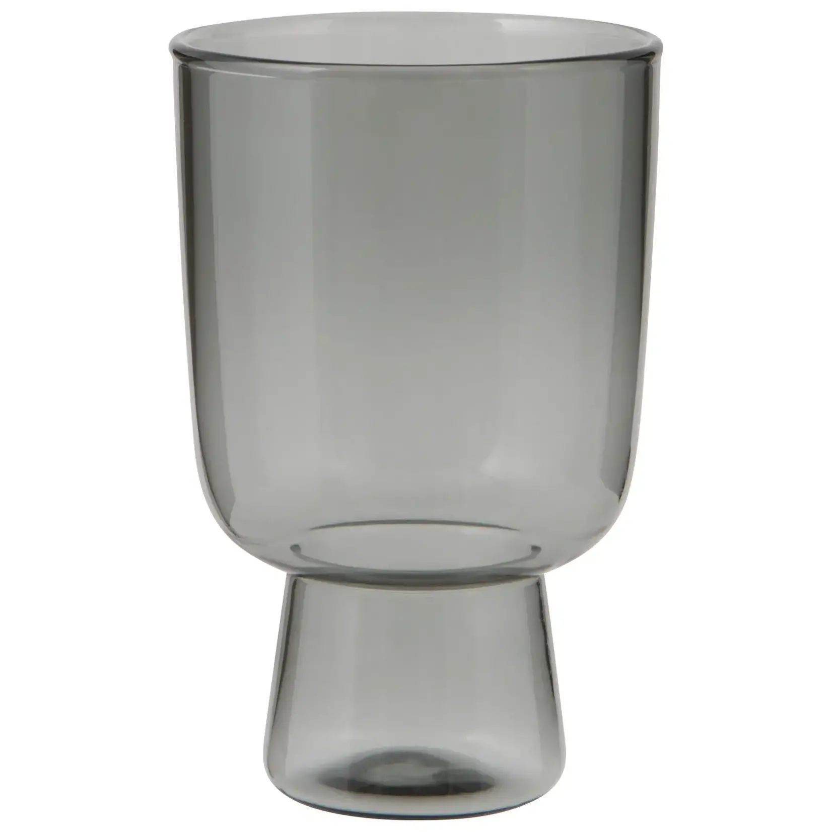 Pedestal glass - Smoked