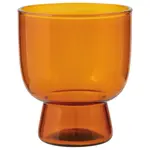 Pedestal glass - Amber