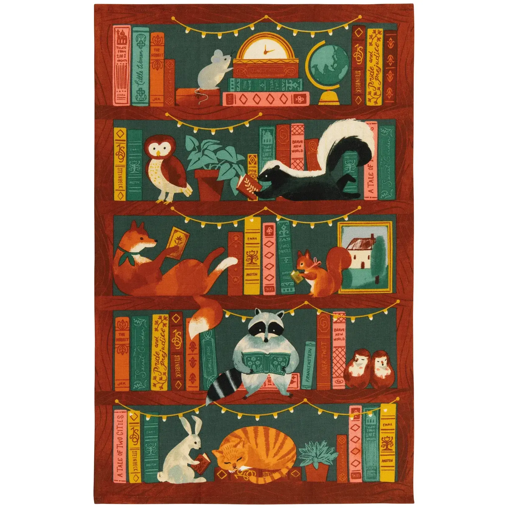Book Club dishcloth