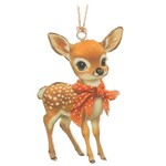 Retro Fawn Ornament