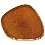 Assiette Cognac Asymétrique 7"