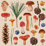 Paper napkins Mushrooms